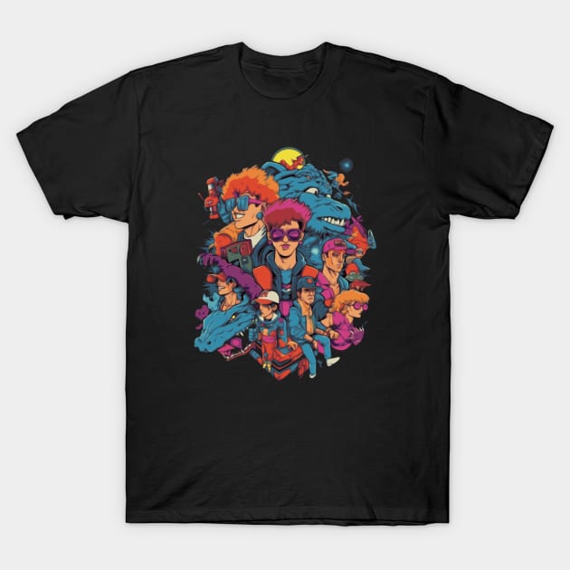 80s Cartoons T-Shirt by Pixy Official